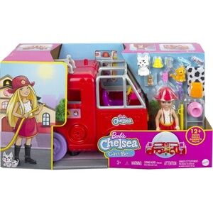 NIP Barbie Chelsea Can Be…Fire Truck Playset